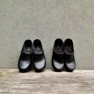 Leather Dansko Professional Clogs | Sabots Pros Antidérapants 38 / 7.5-8 black